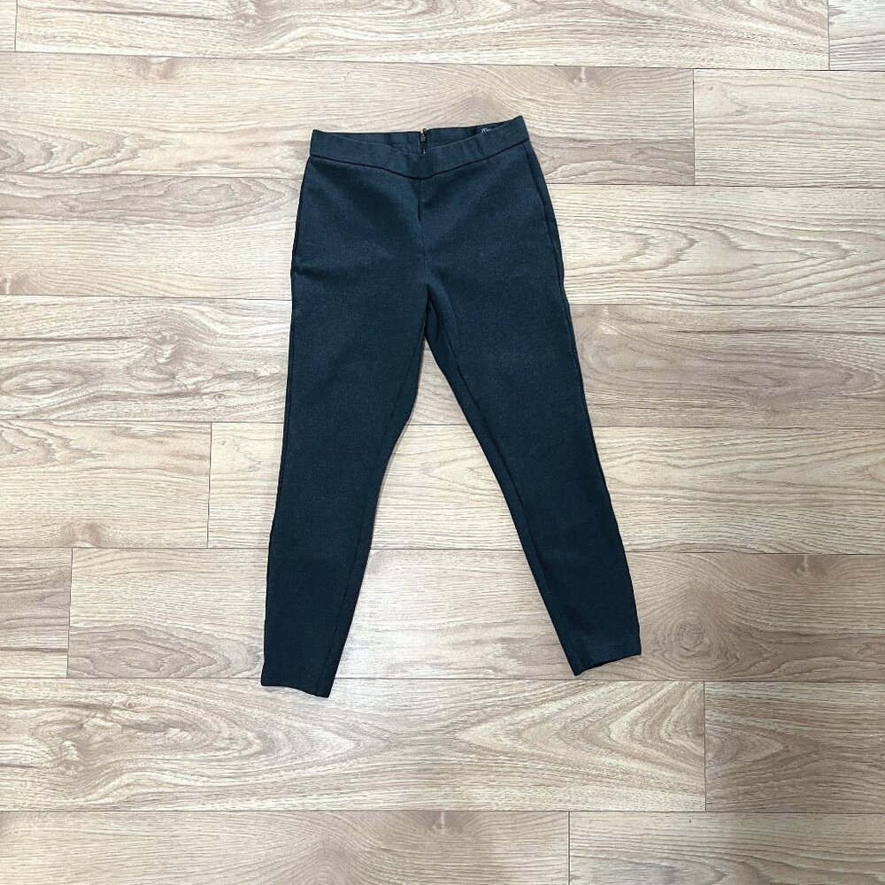 J. Crew, Charcoal Womens Anyday Pant in Stretch Ponte